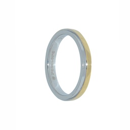 [U2926 Men's Collection] U2926, Ring S. Steel 316L,  Gold Plated,  Men's Collection