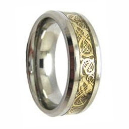 [U3225 Men's Collection] U3225, Ring S. Steel 316L,  IPGold,  Men's Collection