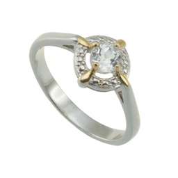 [U3776 Gemstone ] U3776, Sterling Silver 925,  White Topaz