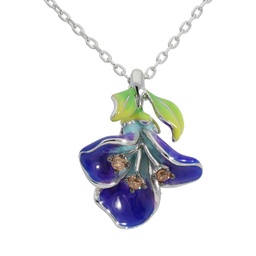 [N5485 Art Nouveau] Necklace Silver 925,Enamel