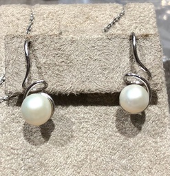 [V5625 Pearl Collection ] V5625, Earrings Silver 925,   Pearl