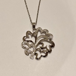 [N4863] N4863, Necklace,  Silver 925,  Cubic Zircon