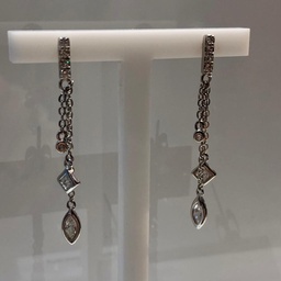[V2219 Everyday Essential] V2219,Earrings 925, Zircon