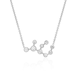[N5581VIRGO Constellation] Necklace Silver 925,Zircon,VIRGO