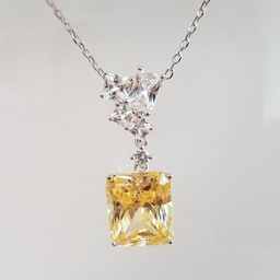 [N5528 Classics EXTRA] N5528, Necklace Silver 925, Zircon Yellow color