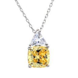 [N5520 Classics] N5520, Necklace Silver 925, Zircon Yellow color