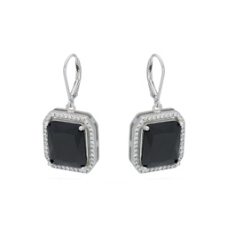 [V5619 Classics] V5619, Earrings Silver 925, Black Zircon