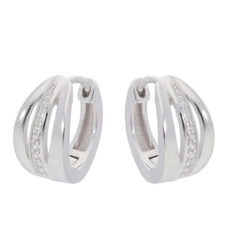 [V5657 Classics] V5657, Earrings Silver 925, White Zircon