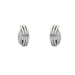 [V5656 Classics] V5656, Earrings Silver 925, White Zircon