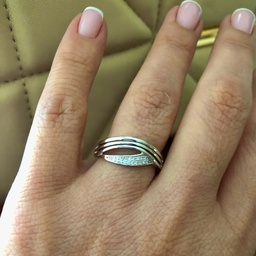 [U4054 Everyday Essential] U4054, Ring Silver 925, White Zircon