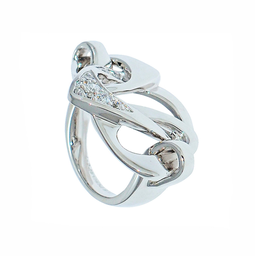 U2392, Silver Ring Cubic Zircon Stone