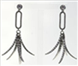 [V2853 Classic] V2853, Earrings Silver. 925,  White Zircone