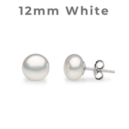[V5296 Studs Pearl's] V5296, Earrings Silver 925,   White Pearl 11-12mm
