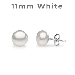 [V5295 Studs Pearl's] V5295, Earrings Silver 925 ,   White Pearl 10-11mm