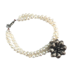 [B2514 Pearl Collection] B2514,Bracelet Silver 925,  Fresh Water Pearl,18cm