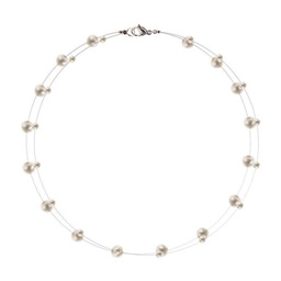 [N3227 Pearl Collection] N3227, Necklace Silver 925,   Fresh Water Pear,   Pearl Collection