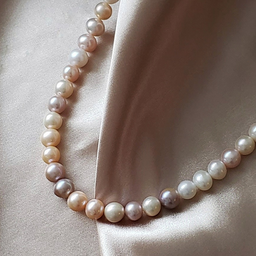 [N3183 Pearl Collection] N3183,Necklace Silver, 925, WF Pearl 43 + 3cm chain