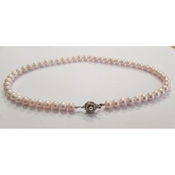 [N5551 Pearl Collection] N5551, Necklace Fresh Water Pearl Silver 925