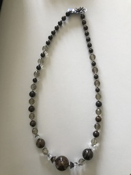 [N5708 Fantasy] N5708 Necklace Crystal & Natural stone