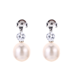 [V5353 Pearl Collection] V5353, Earrings Silver 925,   Fresh Water Pearl