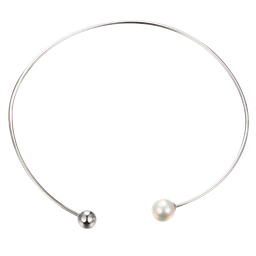 [N5755, Pearls] N5755.Pearls.Necklace.Silver 925