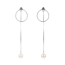 [V5349 Pearl Collection] V5349, Earrings Silver 925,   Fresh Water Pearl