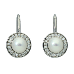 [V5730 Pearl Collection EXTRA] V5730, Earrings Silver 925,  Pearl