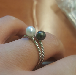 [U3808 Pearl Collection] U3808, Ring Silver 925,   Fresh water pearl
