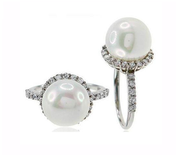 [U2883 Pearl Collection] U2883, Ring Silver,  925,   & Shell Pearl,   Pearl Collection