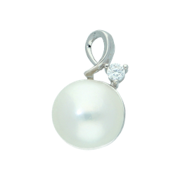 [M3842 Pearl Collection] M3842, Pendant Silver 925,  Fresh water pearl