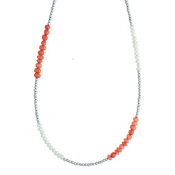 [N4683 Pearl Collection] N4683, Necklace Silver 925,   fresh water pearl