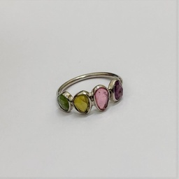[U4274 Limitd Edition] U4274,Ring Silver 925, 4 pcsTurmaline