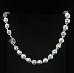[N4257 Pearl Collection] N4257, Necklace Silver 925, South Sea White Pearl