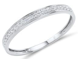 [RGD00064 Gold & Diamond] RGD00064  Ring 14K,0.74g,Dia,0.0462ct,SI,H,