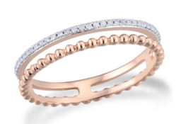 [RGD00066 Gold & Diamond] RGD00066 Ring 14K,1.57g,Dia,0.075ct,SI,H,Diamond 33pcs