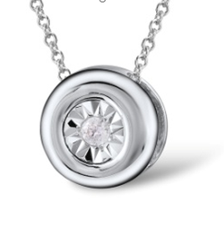 [NGD300248 Gold & Diamond] NGD300248 ,Necklace Gold 14K,0.743g,Dia 0.018ct,SI,H, Diamond 0.018ct