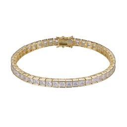 [B5560 Men's Collection] B5560, ,Silver 925, Cubic Ziconia,SQ 4*4mm,19.5 cm