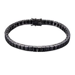 [B5563 Men's Collection] B5563,Silver 925, Cubic Zirconia,SQ 4*4mm 19.5 cm
