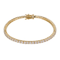 [B5566 Men's Collection] B5566,Silver 925, Cubic Zirconia, RD 3mm 19.5 cm