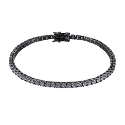 [B5568 Men's Collection] B5568,Silver 925, Cubic Zirconia, RD 3mm19.5 cm