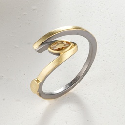 [U4214 Garden of Babylon] U4214, Ring Silver 925 , Citrine,  Hand Made