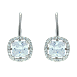 [V5721 Everyday Essential] Earrings Silver 925,Zircon