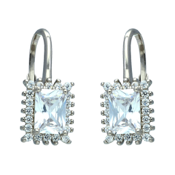 [V5725 Everyday Essential] Earrings Silver 925,Zircon