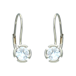 [V5724 Everyday Essential] Earrings Silver 925,Zircon