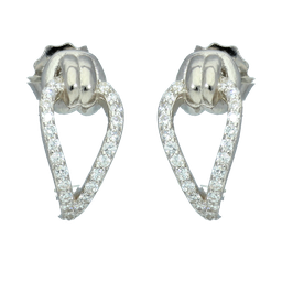 [V5717 Everyday Essential] Earrings Silver 925,Zircon