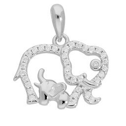 [M3784 Everyday Essential] M3784, Pendant Silver 925, White Zircon