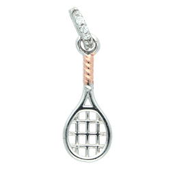 [M3792 Everyday Essential] M3792, Pendant Silver 925, White Zircon, RoseGold plated