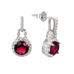[V5846,Everyday Essential] V5846,Earrings,Silver 925,Rhodium Plated,Cubic Zircon