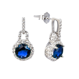[V5847,Everyday Essential] V5847,Earrings,Silver 925,Rhodium Plated,Cubic Zircon