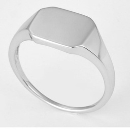 [U4008 Engravable ] Ring Silver 925